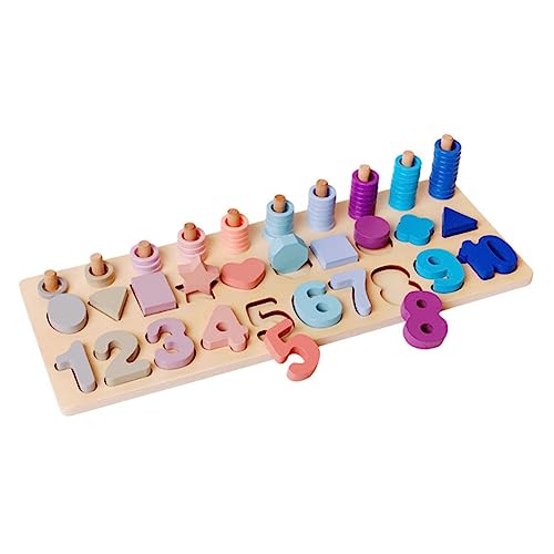 DIKACA 1 Satz Logarithmische DREI-in-Eins-Platine Holzspielzeug für Kleinkinder Lernspielzeug für farblich passendes Lernspielzeug für 3-jährige Rätsel für Kleinkinder DIKACA 1 Satz Logarithmische DREI-in-Eins-Platine Holzspielzeug für Kleinkinder Lernspielzeug für farblich passendes Lernspielzeug für 3-jährige Rätsel für Kleinkinder von DIKACA