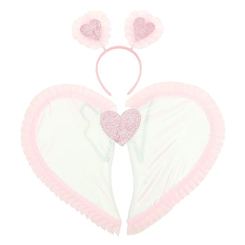 DIKACA 1 Satz Love Wings Requisiten Party-Kopfschmuck Flügel für Kostüm Flügelstütze für Kostüm für Mädchen Feenflügel für kleine Mädchen Kostüm Flügel Stoff Rosa DIKACA 1 Satz Love Wings Requisiten Party-Kopfschmuck Flügel für Kostüm Flügelstütze für Kostüm für Mädchen Feenflügel für kleine Mädchen Kostüm Flügel Stoff Rosa von DIKACA