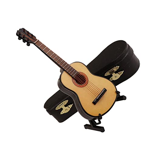 DIKACA 1 Satz Mini -Gitarren -Ornamente klein Miniatur winzig Spielzeuggitarre Kind Mini-Gitarrenmodell-Dekoration Modelle von Musikinstrumenten Plastik Khaki DIKACA 1 Satz Mini -Gitarren -Ornamente klein Miniatur winzig Spielzeuggitarre Kind Mini-Gitarrenmodell-Dekoration Modelle von Musikinstrumenten Plastik Khaki von DIKACA