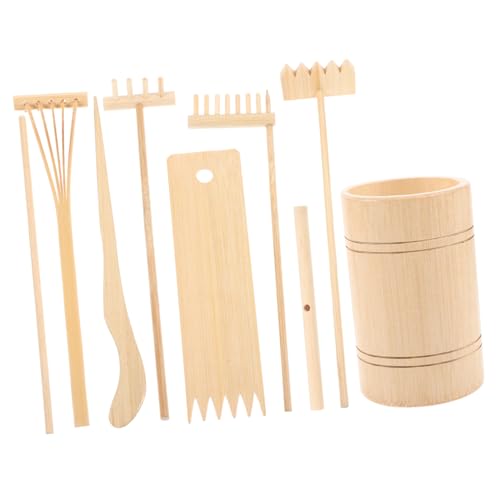 DIKACA 1 Satz Mini -gartenrake Zen Garten Werkzeug Rechen Gartenarbeit Bausatz Zubehör Miniaturgartendekoration Mini-zengarten Basteln Mit Gartenharken Hölzern DIKACA 1 Satz Mini -gartenrake Zen Garten Werkzeug Rechen Gartenarbeit Bausatz Zubehör Miniaturgartendekoration Mini-zengarten Basteln Mit Gartenharken Hölzern von DIKACA