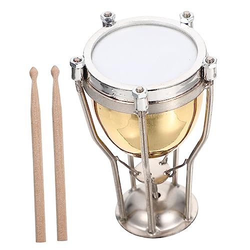 DIKACA Miniatur-Schlagzeug-Set Kinderspielzeug Holzsimulation Spielzeug Musikinstrument DIKACA Miniatur-Schlagzeug-Set Kinderspielzeug Holzsimulation Spielzeug Musikinstrument von DIKACA