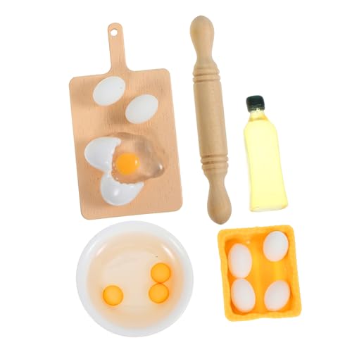 DIKACA 1 Satz Miniatur-Küchenspielzeug Würfel Schwimmbad Spender Kessel Deckel puppenküche kinderspielzeug Puppenhaus-Küche kinderküche holzspielzeug Nudelholz mini Harz von DIKACA