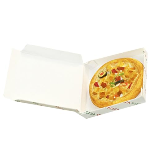 DIKACA 1 Set Miniatur Pizza Maßstab 112 Realistische Gefälschte Pizza Für Puppenhaus von DIKACA