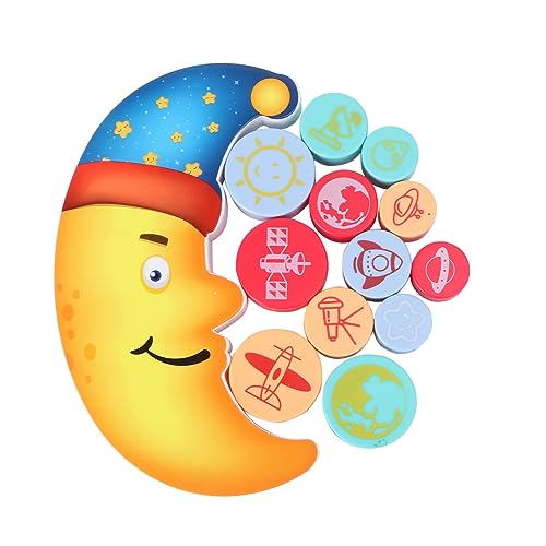 DIKACA 1 Satz Mond-Balance-Block Bildungsbausteine Ausgleichsblöcke Holzbausteine Balance-Spiele-spielset Abs DIKACA 1 Satz Mond-Balance-Block Bildungsbausteine Ausgleichsblöcke Holzbausteine Balance-Spiele-spielset Abs von DIKACA