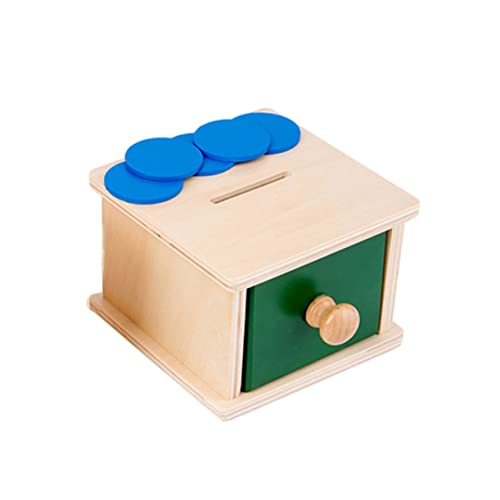 DIKACA 1 Satz Münzbox für interaktives holzspielzeug spielzeuge für Babys spieluhren aus Holz pädagogisches Kinderspielzeug DIKACA 1 Satz Münzbox für interaktives holzspielzeug spielzeuge für Babys spieluhren aus Holz pädagogisches Kinderspielzeug von DIKACA