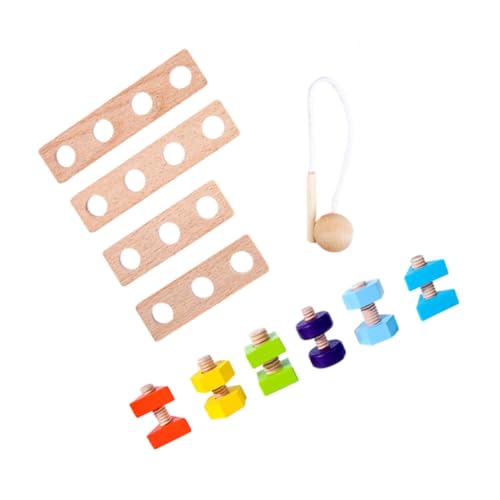 DIKACA 1 Satz Nuss basteln Puzzle rätsel Kreatives kindererziehung installieren Nuss-Montage- hölzern Colorful DIKACA 1 Satz Nuss basteln Puzzle rätsel Kreatives kindererziehung installieren Nuss-Montage- hölzern Colorful von DIKACA