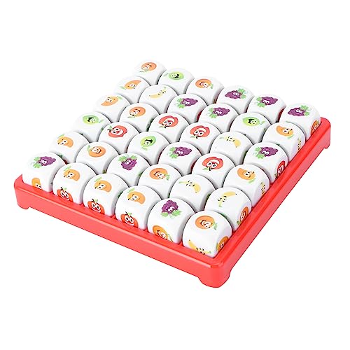 DIKACA 1 Satz Obst-Sudoku-Spiel Kleinkinder lehrreich Junge Party für knobelspiele für Family Game Interaktives Elternschaftsspielzeug logisches Spielbrett Plastik von DIKACA