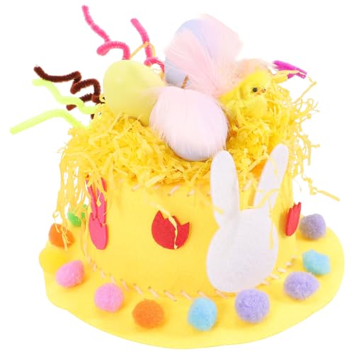DIKACA 1 Satz Osterhasenmütze Festival Erwachsene Schmücken Kaninchen Kind Hut Selber Machen Zu Häuten Stroh Vlies DIKACA 1 Satz Osterhasenmütze Festival Erwachsene Schmücken Kaninchen Kind Hut Selber Machen Zu Häuten Stroh Vlies von DIKACA
