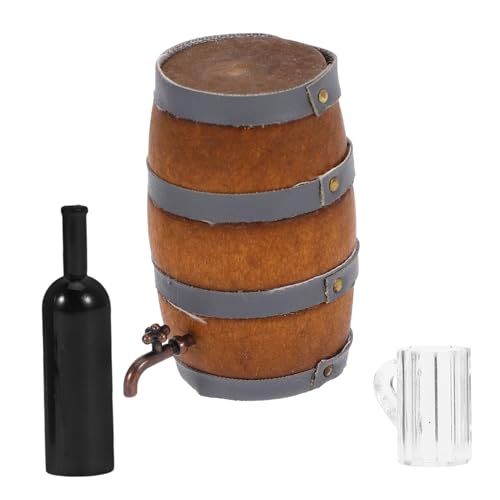 DIKACA 1 Satz Puppenhaus Weinfass Rotwein Set sammlerstücke Weinkeller Accessoires Mini Weinfass Jahrgangsweinfass Mini-Bierfass Mini-Holzfässer Mini-Holzfass Barrel-Modelle Plastik DIKACA 1 Satz Puppenhaus Weinfass Rotwein Set sammlerstücke Weinkeller Accessoires Mini Weinfass Jahrgangsweinfass Mini-Bierfass Mini-Holzfässer Mini-Holzfass Barrel-Modelle Plastik von DIKACA