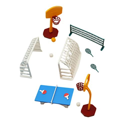 DIKACA 1 Satz Puppenhaus-basketballkorb Puppenhaus-Miniatur-Dekoration Mini-haussportset Puppenhaus-Accessoire Mini-Basketball-Tennis-tortenaufsatz Minipuppe Fußball Lieferungen Plastik DIKACA 1 Satz Puppenhaus-basketballkorb Puppenhaus-Miniatur-Dekoration Mini-haussportset Puppenhaus-Accessoire Mini-Basketball-Tennis-tortenaufsatz Minipuppe Fußball Lieferungen Plastik von DIKACA