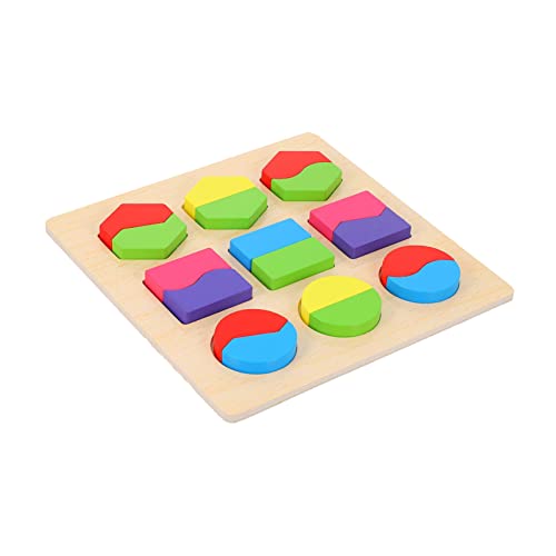 DIKACA 1 Satz Puzzle-Brett Kleinkindspielzeug Namensrätsel Säuglinge Babyspielzeug Holzformpuzzle Formenpuzzle Lernen Form-Puzzle-entwicklungsspielzeug Formen -puzzletier Hölzern von DIKACA