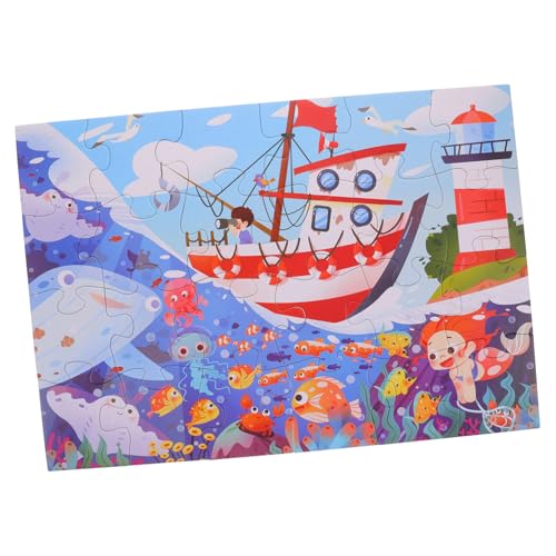 DIKACA 1 Satz Puzzle Für Kinderpuzzles Im Alter Von 3-5 Jahren Kleinkindspielzeug Vorschulrätsel Vorschulpuzzles Für Im Alter Von 3-5 Jahren Rätsel Papier von DIKACA