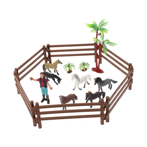 DIKACA 1 Satz Realistisches Pferdestallmodell Bauernhof Mini-Stallspielset Kleiner Spielzeugpferdestall Mini-Scheune Spielset Miniatur-Gestütsmodell Plastik DIKACA 1 Satz Realistisches Pferdestallmodell Bauernhof Mini-Stallspielset Kleiner Spielzeugpferdestall Mini-Scheune Spielset Miniatur-Gestütsmodell Plastik von DIKACA