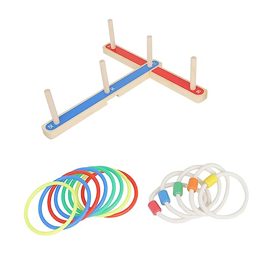 DIKACA 1 Satz Ringwurf- interaktives holzspielzeug gartenspielzeuge Säuglingsspielzeug stapeln Ringwurfspielzeug Kreis Kunststoff Colorful DIKACA 1 Satz Ringwurf- interaktives holzspielzeug gartenspielzeuge Säuglingsspielzeug stapeln Ringwurfspielzeug Kreis Kunststoff Colorful von DIKACA