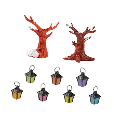 DIKACA 1 Satz Sandtisch Künstlicher Baum Gartenornamente Mini Gartendekor Weihnachtsdekoration Modellbaum Modell Landschaftssimulation Pflanzenmodell Straßenlandschaft von DIKACA