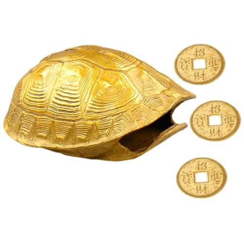 DIKACA 1 Satz Schildkrötenpanzer-Kupfermünzendekoration Schlüssel ich für Hülse Und Die familienkonferenz glucksbringer Weissagungsspiel Schildkrötenpanzer Wahrsager-Kupfermünze Golden DIKACA 1 Satz Schildkrötenpanzer-Kupfermünzendekoration Schlüssel ich für Hülse Und Die familienkonferenz glucksbringer Weissagungsspiel Schildkrötenpanzer Wahrsager-Kupfermünze Golden von DIKACA