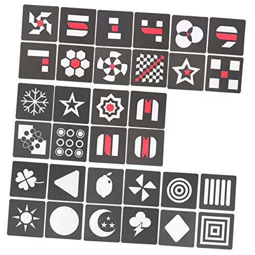 DIKACA 1 Satz Schwarz-Weiß-Trainingskarte babyspielzeug entwicklung kindergeburtstags mitgebsel Lernspielzeug für den Bauch Schwarz-Weiß-Karten für Babys Papier Black DIKACA 1 Satz Schwarz-Weiß-Trainingskarte babyspielzeug entwicklung kindergeburtstags mitgebsel Lernspielzeug für den Bauch Schwarz-Weiß-Karten für Babys Papier Black von DIKACA