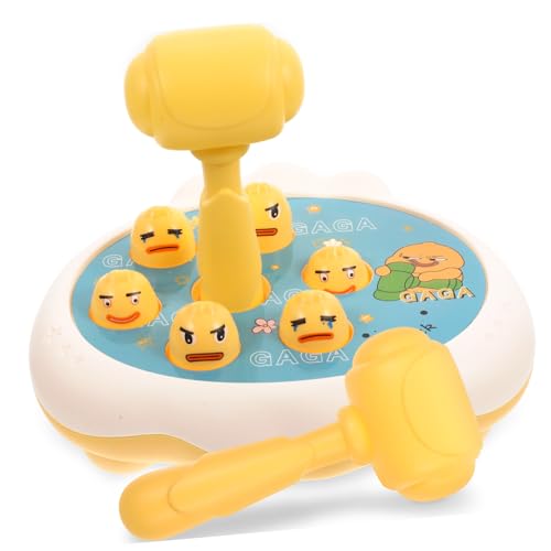 DIKACA 1 Satz -Spiel interaktives kinderspielzeug für Toys for Auto-Spiel -Spielmatte Kleinkind Whacking- Plastik Yellow von DIKACA