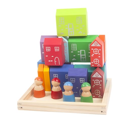 DIKACA 1 Satz Stadtbausteine Pädagogisches interaktives Kindergeburtstag gastgeschenke für Kleinkind Lernen Bildungsspielzeug Holz DIKACA 1 Satz Stadtbausteine Pädagogisches interaktives Kindergeburtstag gastgeschenke für Kleinkind Lernen Bildungsspielzeug Holz von DIKACA