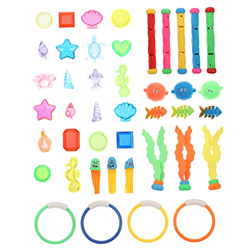 DIKACA 1 Satz Tauchspielzeug Swimmingpool - Lernspielzeug Pädagogisches Tauchbecken Schwimmspielzeug Kinderspielzeug Plastik DIKACA 1 Satz Tauchspielzeug Swimmingpool - Lernspielzeug Pädagogisches Tauchbecken Schwimmspielzeug Kinderspielzeug Plastik von DIKACA