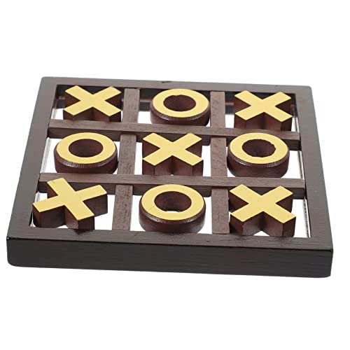 DIKACA 1 Satz Toe- Schach Schachbretter Brettspielspielzeug Party Interaktives Interaktives Für Partyschachspielzeug Tischspiel Holz DIKACA 1 Satz Toe- Schach Schachbretter Brettspielspielzeug Party Interaktives Interaktives Für Partyschachspielzeug Tischspiel Holz von DIKACA