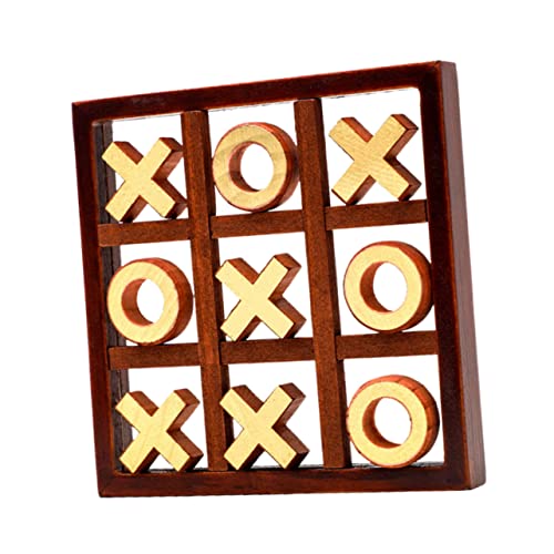DIKACA 1 Satz Toe- xo Schachspielzeug aus Holz lustiges Schachspiel Interaktives interaktives Puzzlespiel- pädagogisches hölzern DIKACA 1 Satz Toe- xo Schachspielzeug aus Holz lustiges Schachspiel Interaktives interaktives Puzzlespiel- pädagogisches hölzern von DIKACA