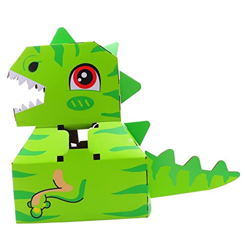 DIKACA 1 Satz tragbarer Dinosaurierkostüm für Kinder Karnevalsparty Cosplay Kostüm Spielzeuge Kinderkleid tragbare DIY-Spielzeug-Dinosaurier tragbares DIY-Spielzeug für Kinder Tier von DIKACA