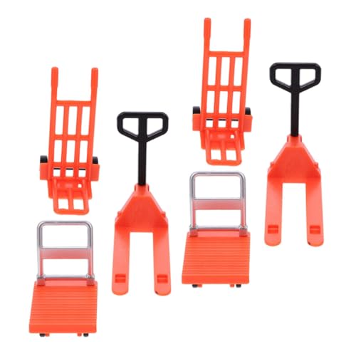 DIKACA 1 Satz Verkehrslandschaft Modell Teiliges Lernspielzeug mit Mini Gabelstapler Plattformwagen und Verkehrshindernissen für Sandtisch und Spielstunden DIKACA 1 Satz Verkehrslandschaft Modell Teiliges Lernspielzeug mit Mini Gabelstapler Plattformwagen und Verkehrshindernissen für Sandtisch und Spielstunden von DIKACA