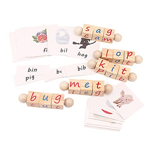 DIKACA 1 Satz Zauberwürfel des Alphabets Holzspielzeug Wörter Puzzle- Buchstabenblock Aus Holz Lernspielzeug Für Pädagogisches Buchstaben-baustein Khaki Papier DIKACA 1 Satz Zauberwürfel des Alphabets Holzspielzeug Wörter Puzzle- Buchstabenblock Aus Holz Lernspielzeug Für Pädagogisches Buchstaben-baustein Khaki Papier von DIKACA