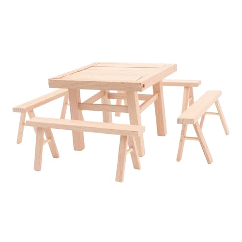 DIKACA 1 Satz Zusammengebaute Holztische und Stühle kinderzimmer zubehör holzspielzeug DIY Montagespielzeug Bauspielzeug aus Holz zum Zusammenbauen für hölzern DIKACA 1 Satz Zusammengebaute Holztische und Stühle kinderzimmer zubehör holzspielzeug DIY Montagespielzeug Bauspielzeug aus Holz zum Zusammenbauen für hölzern von DIKACA