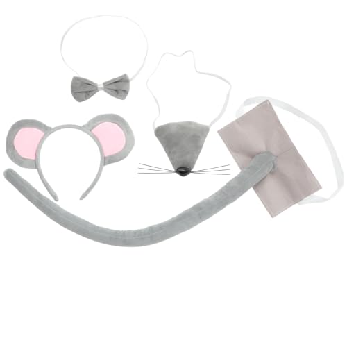 DIKACA 1 Satz -bekleidungszubehör Mäuseschwanz Party Dekoratives Stirnband Party-Kopfschmuck Cosplay-zubehör Cosplay-stirnbänder Stirnbänder Für Damen -Kopfschmuck Stoff von DIKACA