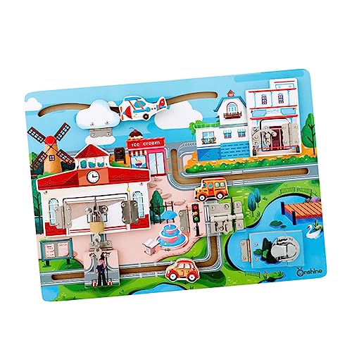 DIKACA 1 Satz freischalten Montessori-Lernspielzeug Schalte Toy Cognitive Board Lernen Schlösser Kreativ frühpädagogisches kognitive Tafel Bambus DIKACA 1 Satz freischalten Montessori-Lernspielzeug Schalte Toy Cognitive Board Lernen Schlösser Kreativ frühpädagogisches kognitive Tafel Bambus von DIKACA