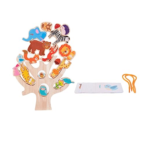 DIKACA 1 Satz für kinderspielzeug pädagogisches Tierstapelspielzeug Safe Toy Brettspiel Bildungsspielzeug Papier Colorful von DIKACA