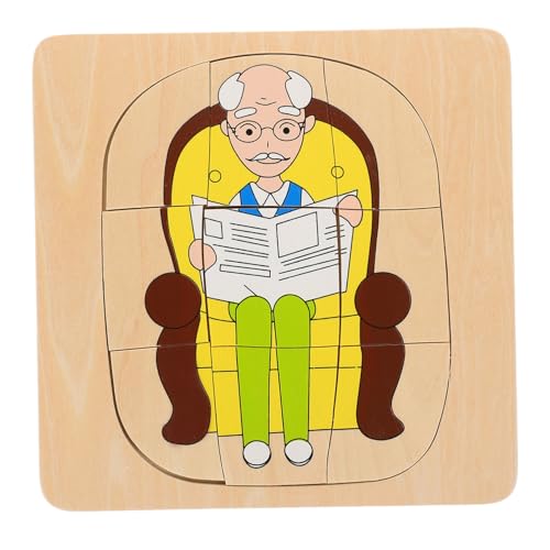 DIKACA 1 Satz kognitives -Rätsel Steckpuzzle aus Holz Frühes Bildungsspielzeug Puzzle- aus Holz Holzrätsel Vorschule Rätsel -Matching-Spiel hölzern DIKACA 1 Satz kognitives -Rätsel Steckpuzzle aus Holz Frühes Bildungsspielzeug Puzzle- aus Holz Holzrätsel Vorschule Rätsel -Matching-Spiel hölzern von DIKACA