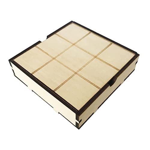 DIKACA 1 Satz xo Schach Puzzle rätselbuch familienspiel spielsachen spielzeuge -Toe-Brettspiel Xo-Brettspiele xo-Spiel hölzerne Zehe Zehenspiel Lindensperrholz von DIKACA