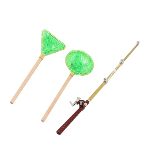 DIKACA 1 Set Angelrutenmodell Für Fischnetz Kinderangel Mini Angelrute Puppenhaus Angelruten Miniatur Angelruten Einziehbare Angelrute Fischernetz Aus Nylon DIKACA 1 Set Angelrutenmodell Für Fischnetz Kinderangel Mini Angelrute Puppenhaus Angelruten Miniatur Angelruten Einziehbare Angelrute Fischernetz Aus Nylon von DIKACA