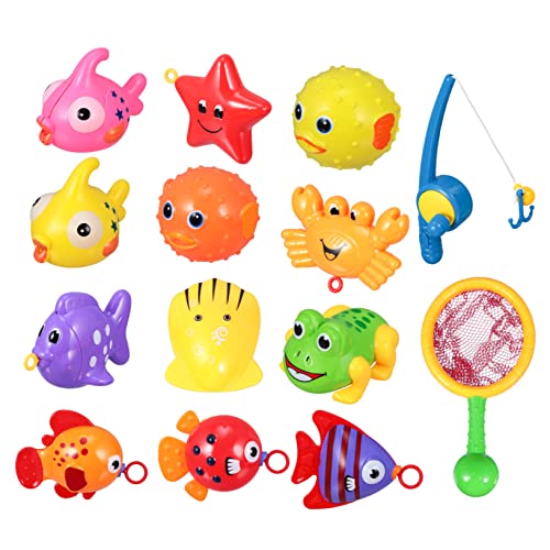DIKACA 1 Set Angelspielzeug Badespielzeug Badewannen Angelspiel Magnetisches Angelspiel Angelspielzeug Wasserpool Schwimmendes Angelspielzeug Badewannen Angelspielzeug Kunststoff von DIKACA