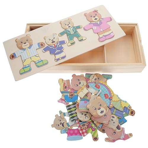 DIKACA 1 Set Ankleidepuzzle Kinderpuzzle Cartoon Tierpuzzle Pädagogische Tierpuzzles Pädagogische Puzzles Tierpuzzles Pädagogisches Puzzlespielzeug Kinderpuzzlespielzeug Holz DIKACA 1 Set Ankleidepuzzle Kinderpuzzle Cartoon Tierpuzzle Pädagogische Tierpuzzles Pädagogische Puzzles Tierpuzzles Pädagogisches Puzzlespielzeug Kinderpuzzlespielzeug Holz von DIKACA