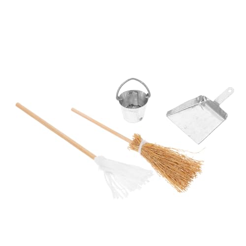 DIKACA 1 Set Besen Kehrschaufel Modelldekorationen Modelle Hausornament Desktop Mopp Requisite Mopp Miniatur Mopp Simulation Mopp Mini Holzbesen Miniaturen Mopp Kehrschaufel DIKACA 1 Set Besen Kehrschaufel Modelldekorationen Modelle Hausornament Desktop Mopp Requisite Mopp Miniatur Mopp Simulation Mopp Mini Holzbesen Miniaturen Mopp Kehrschaufel von DIKACA