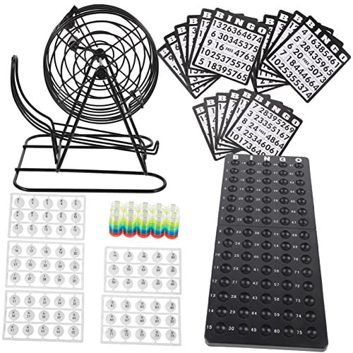 DIKACA 1 Set Bingo Roller Käfig Spiel Zubehör Party Spiel Party Favors Party Supplies Junge Leute Spiel Party Requisiten Kunststoff von DIKACA