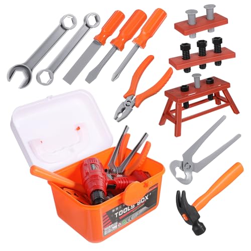 DIKACA 1 Set Box Elektrische Bohrer Kleinkind Toolbox Junge BAU Reparatur Pretend Kunststoff DIKACA 1 Set Box Elektrische Bohrer Kleinkind Toolbox Junge BAU Reparatur Pretend Kunststoff von DIKACA