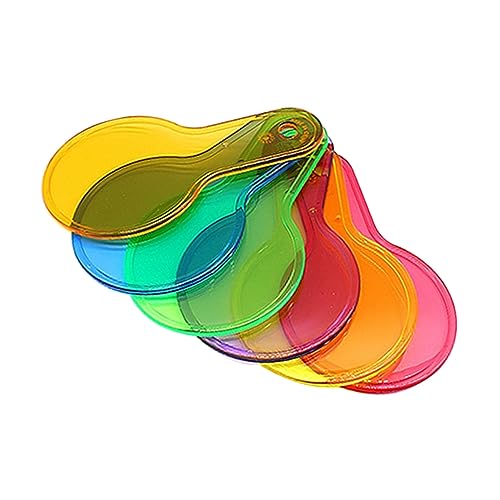 DIKACA 1 Set Farbiger Durchscheinender Film Kinderspielzeug Farbpaddel Naturwissenschaftliche Experimente Im Vorschulalter Transparente Farbpaddel Optik Physiktafel DIKACA 1 Set Farbiger Durchscheinender Film Kinderspielzeug Farbpaddel Naturwissenschaftliche Experimente Im Vorschulalter Transparente Farbpaddel Optik Physiktafel von DIKACA