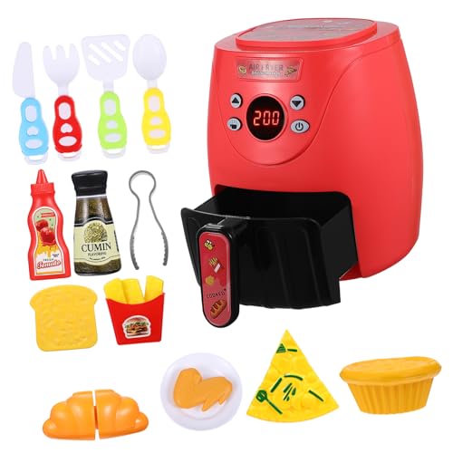 DIKACA 1 Set Farbwechselnde Luftfritteuse Küche Spielset Mit Kochspielzeug Für Ideales Zum Geburtstag Oder Für Besondere Anlässe DIKACA 1 Set Farbwechselnde Luftfritteuse Küche Spielset Mit Kochspielzeug Für Ideales Zum Geburtstag Oder Für Besondere Anlässe von DIKACA
