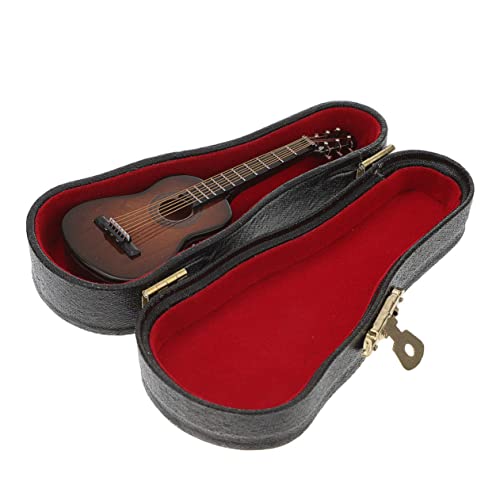 DIKACA 1 Set Gitarrenmodell Miniaturgitarrendekor Klein Für Anfänger Mit Kindergitarre Minigitarre Miniaturdekoration Kindergitarrenspielzeug Musikdekor Gitarren Für von DIKACA