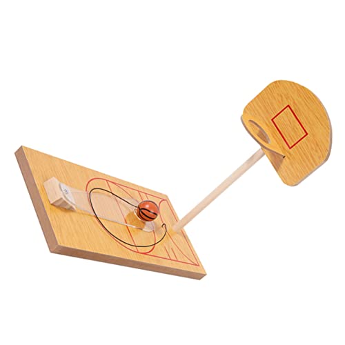 DIKACA 1 Set Holz Finger Basketball Mini Basketball Sportspielzeug Basketball Desktop Spiel Basketball Für Basketball Spielset Tisch Basketballspiel Kunststoff von DIKACA