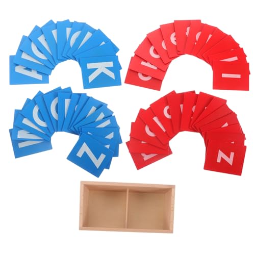 DIKACA 1 Set Holz Montessori Alphabet Board Sandpapier Buchstaben Montessori Sprache Lernwerkzeug Kinder Bildungsbedarf Für Klassenzimmer Und Heimgebrauch von DIKACA
