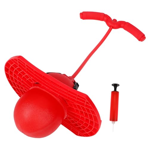 DIKACA 1 Set Hüpfball Gymnastikball Springball Mit Griff Lustiges Sportspielzeug Sprungsport Zubehör Sportspielzeug Für Draußen Rot Zufällige Farbe von DIKACA