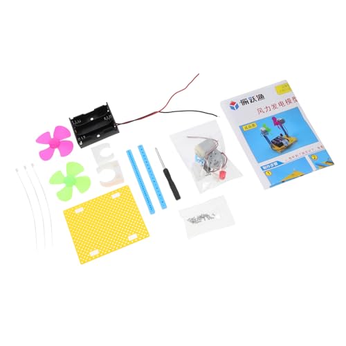 DIKACA 1 Set Kinder DIY Science Education Kit Wind Generator Montage Modell Keine Batterie von DIKACA