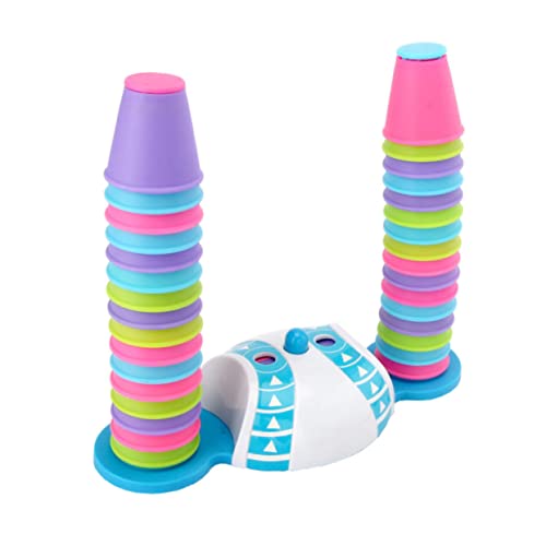 DIKACA 1 Set Kinderspaß Stapelbecher Stapelbares Lernspielzeug Stapelblock Stapelbecher Pädagogischer Stapelbecher Kinderspielzeug Stapelspielzeug Kunststoff Bunt von DIKACA
