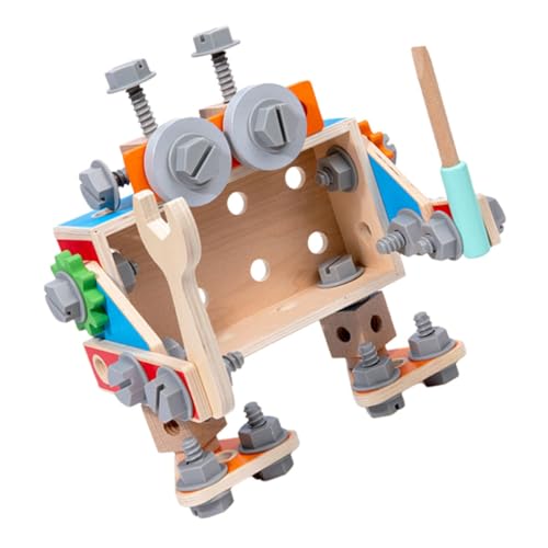 DIKACA 1 Set Kleinkinder Werkzeug Spielset Kleinkinderspielzeug Lernwerkzeug Kinderspielzeug Kleinkinder Lernspielzeug Pädagogisches Werkzeug Werkzeug Lernspielzeug Holzwerkzeuge von DIKACA